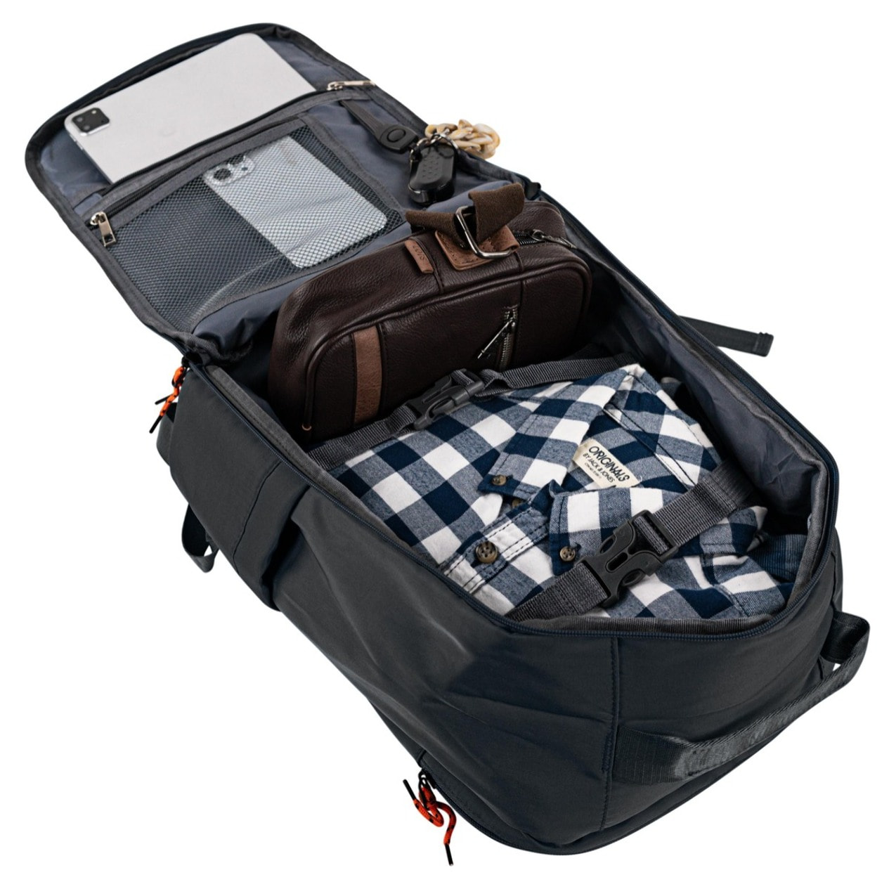 Mochila Viaje Cabina Itaca Rennes Gris Oscuro