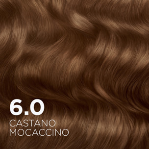 Tinta Capelli 6.0 Castano Mocaccino Colorazione Permanente Good Senza Ammoniaca con Balsamo Nutriente