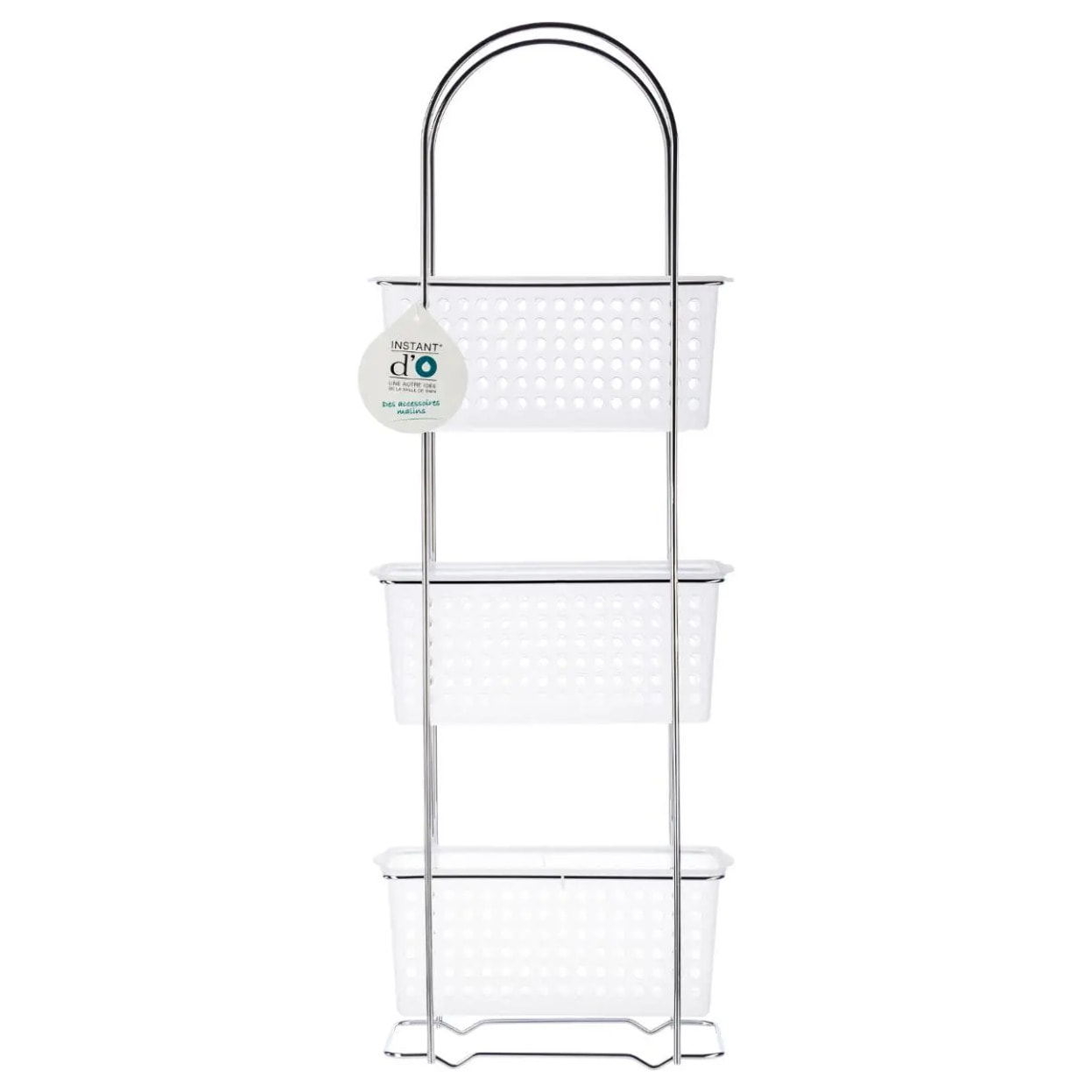 Étagère 3 niveaux transparent