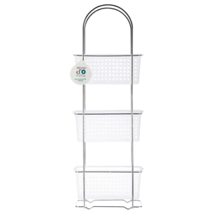Étagère 3 niveaux transparent