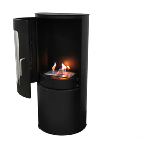 Estufa de etanol en acero puerta de cristal templado BESTFIRE COMPACT B PURLINE 3000 W