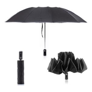 Ombrello Pieghevole Inverso con LED Folbrella InnovaGoods - Nero