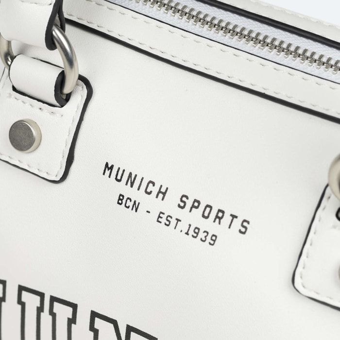 COURT CROSSBODY BARREL C/WHITE