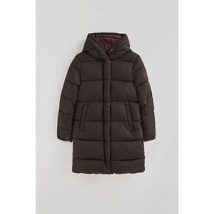 Chaqueta Gaia Reversible color chocolate con logo Polo Club