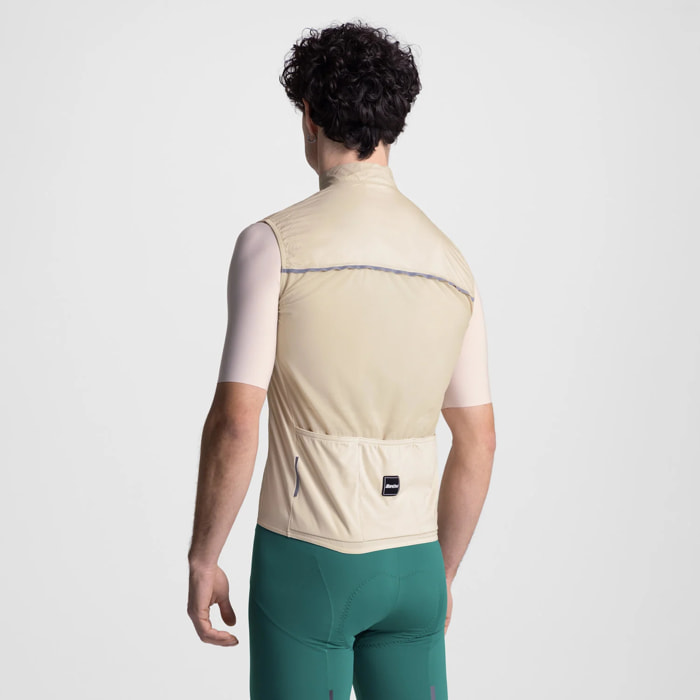 Ready To Ride Windproof Vest - Cappuccino