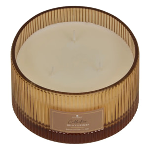Bougie parfumée Albie 635g pot verre épice