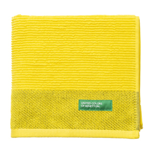 Set 3pcs toallas de baño amarillo benetton