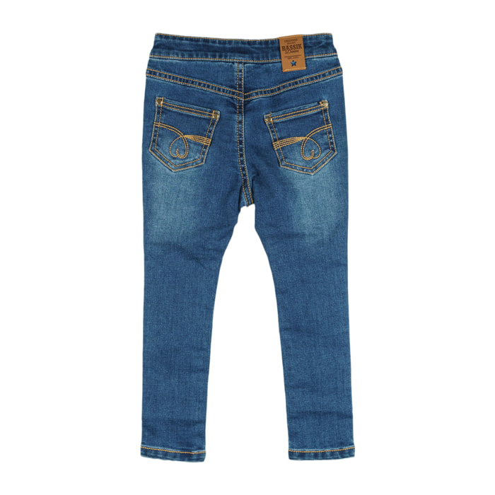 Pantaloni In Denim Da Bambina