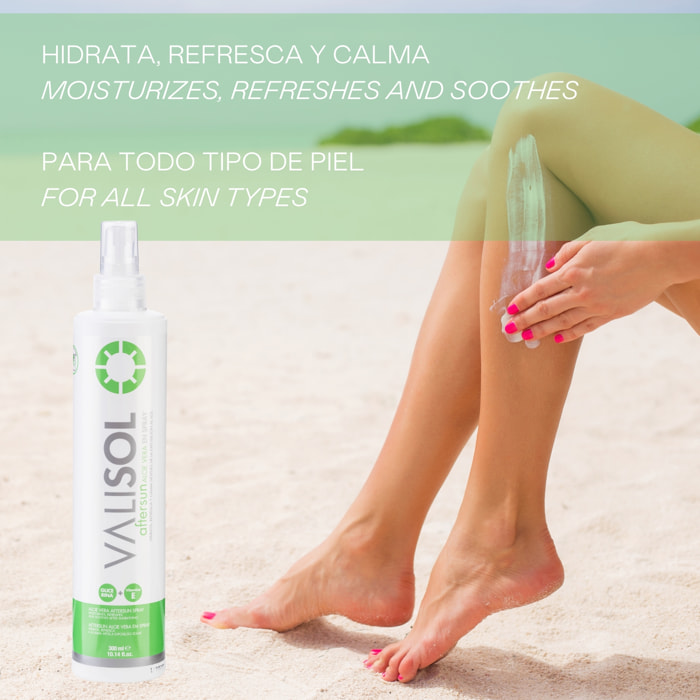 Valquer After sun aloe vera en spray - 300 ml