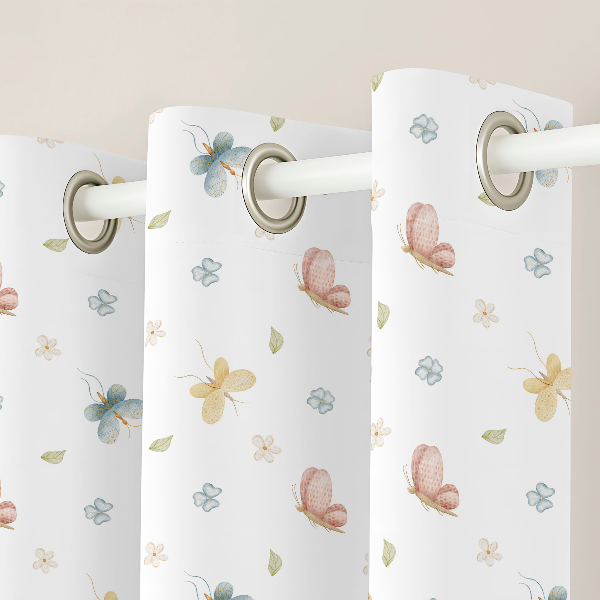 Cool Kids - Cortina Estampada - Con Ojales - 100% Algodón - Lorian