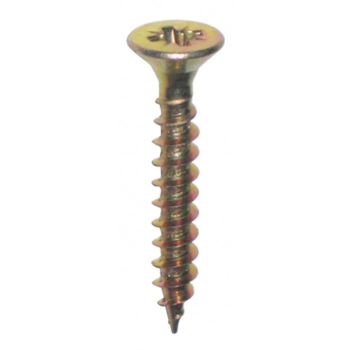 Vis MUSTAD Panelvit Tête cylindrique Pozidriv - Filetage total - Zingué Blanc - Ø4x35mm - Boite de 500 - PVACZP400350C8C