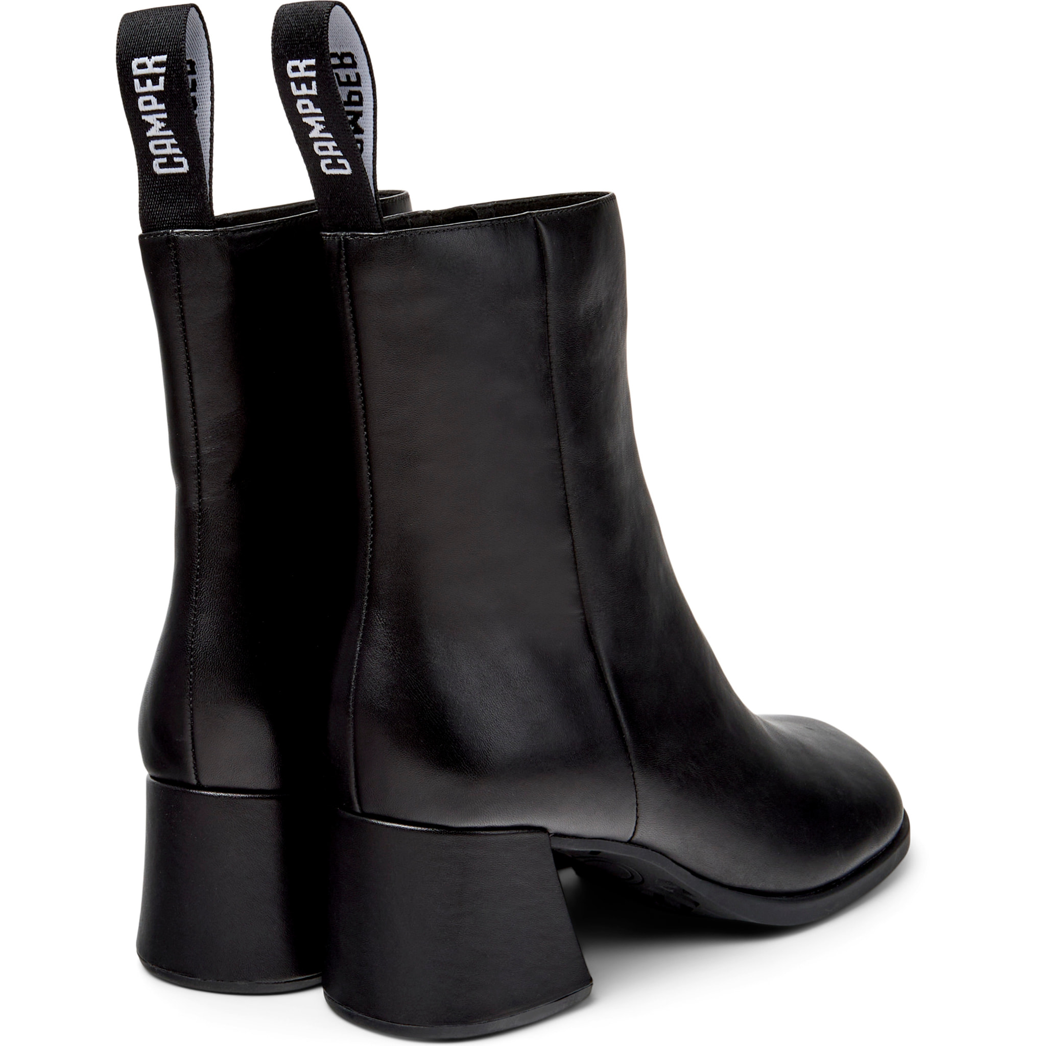 Botines - CAMPER Kora - Negro - Cuero liso