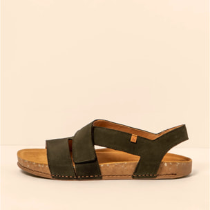 Sandalias N5799 NOBUCK LAVADO KAKI / BALANCE color Kaki