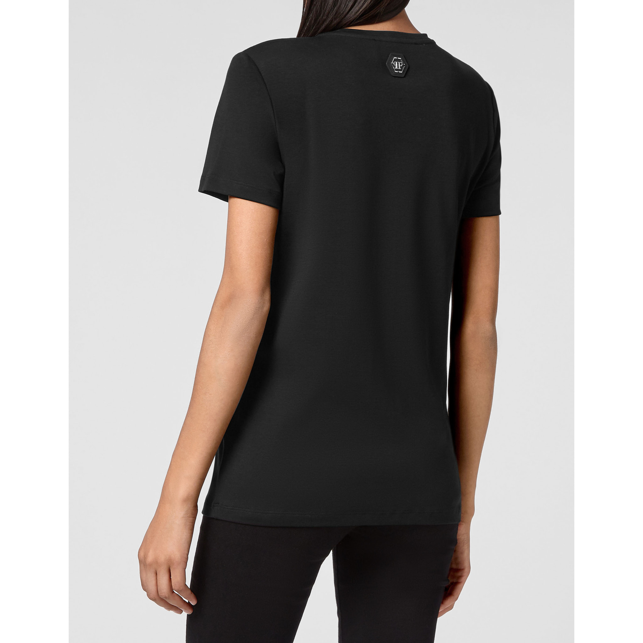 PHILIPP PLEIN T-Shirt Round Neck PINEAPPLE SKIES