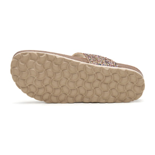 SANDALIA BABUNKERS DORADO