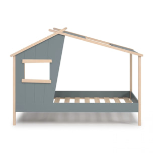 Cama cabaña Hutbed Verde Salvia - Oak Soft