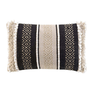 Coussin ethnique avec fils lurex - Multicolore