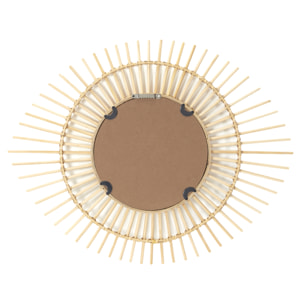 Miroir Rotin Ovale 58cm