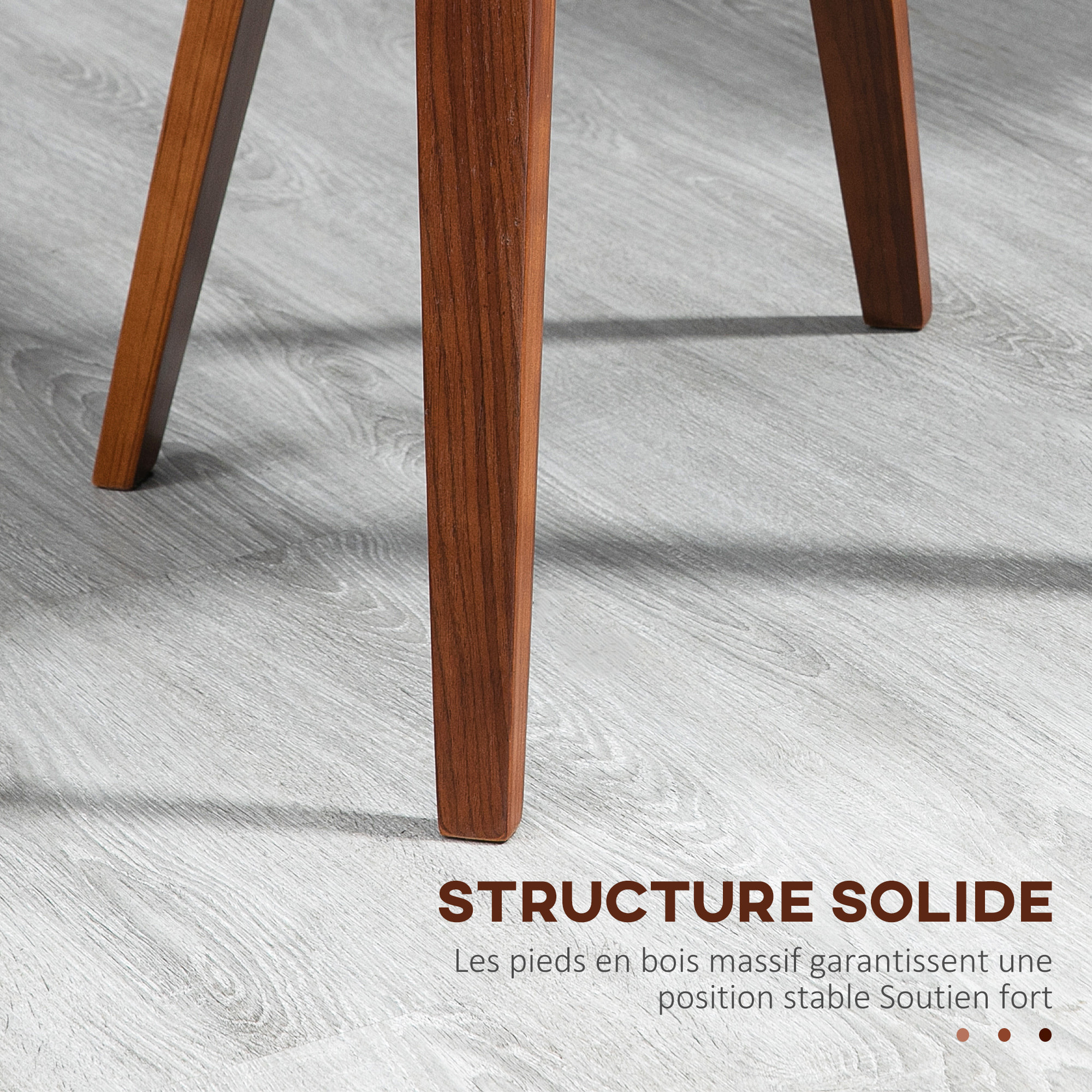 Lot de 2 chaises – Esprit vintage – Design intemporel