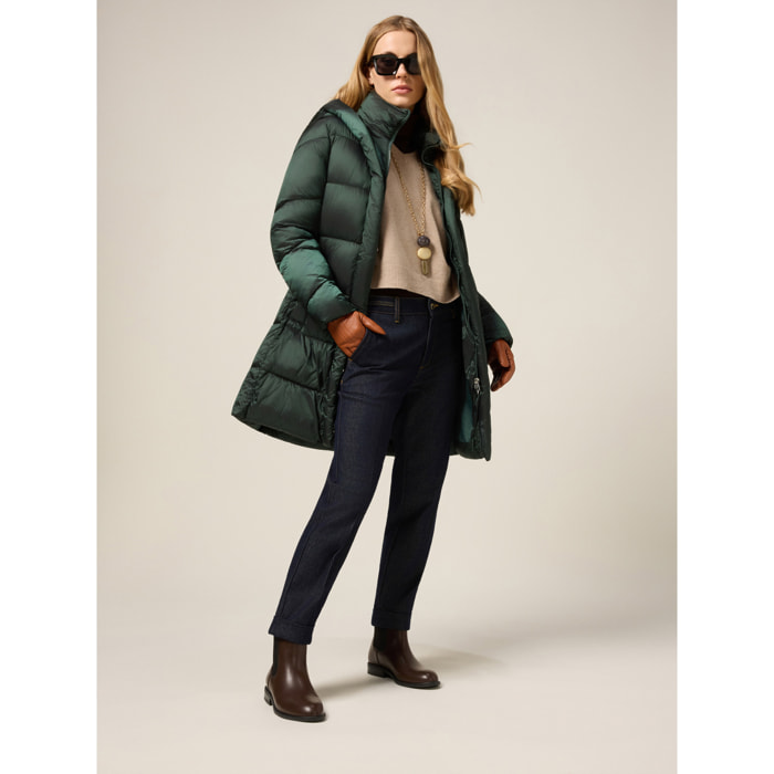 Oltre - Jeans regular con dettaglio catene - Blu