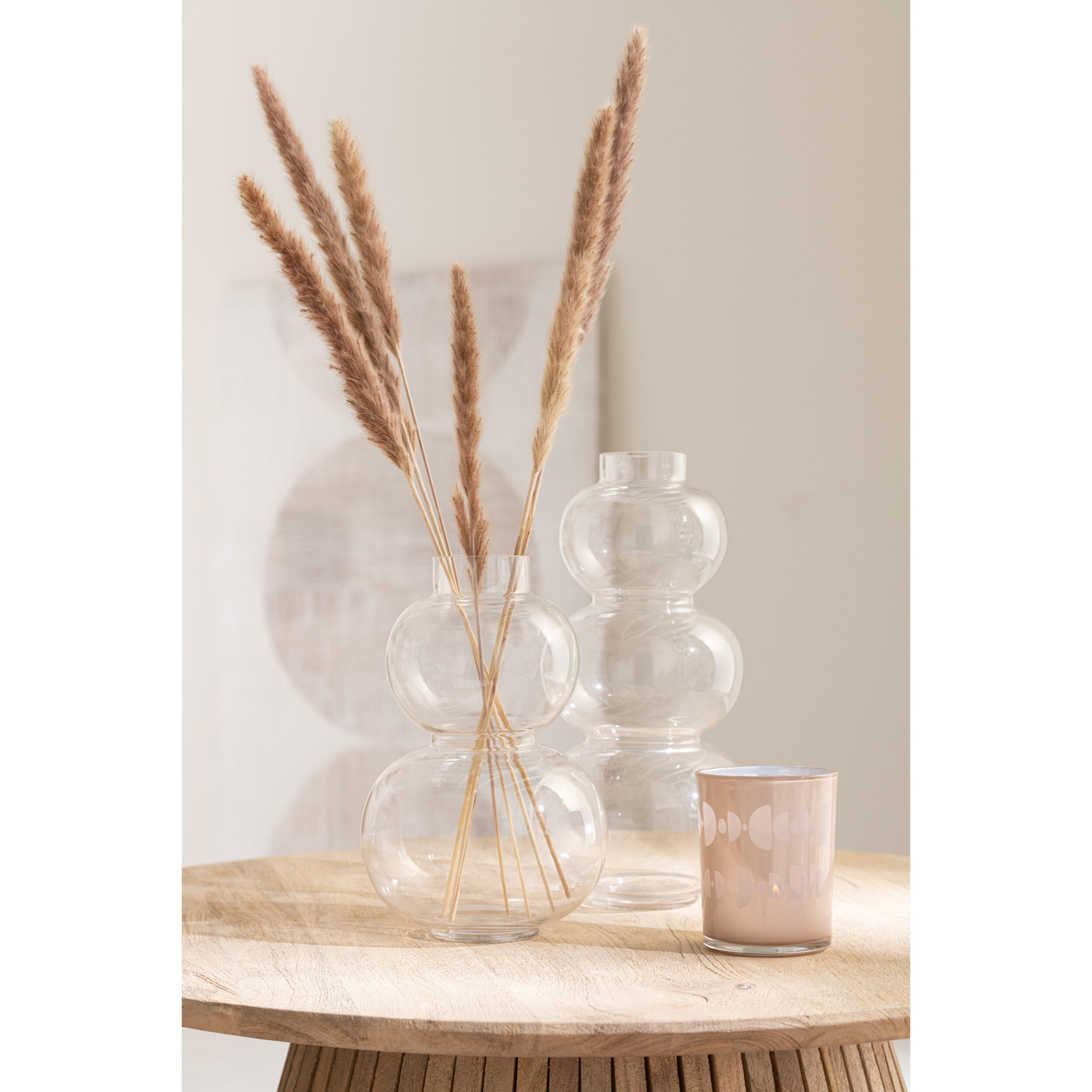 J-Line vase Boule - verre - transparent - large - 36 cm de hauteur