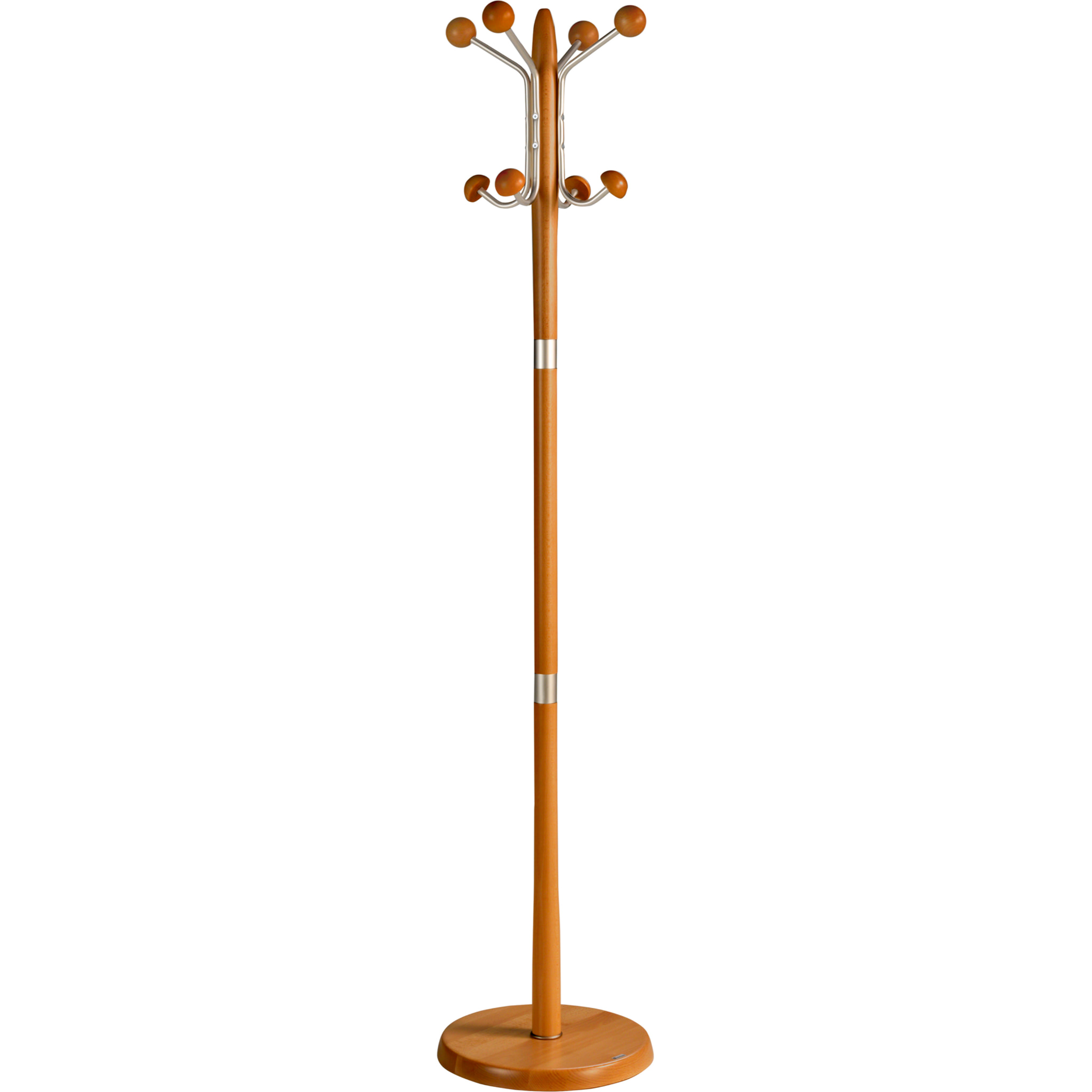 Perchero Menorca madera haya cerezo 180x37x37 cm