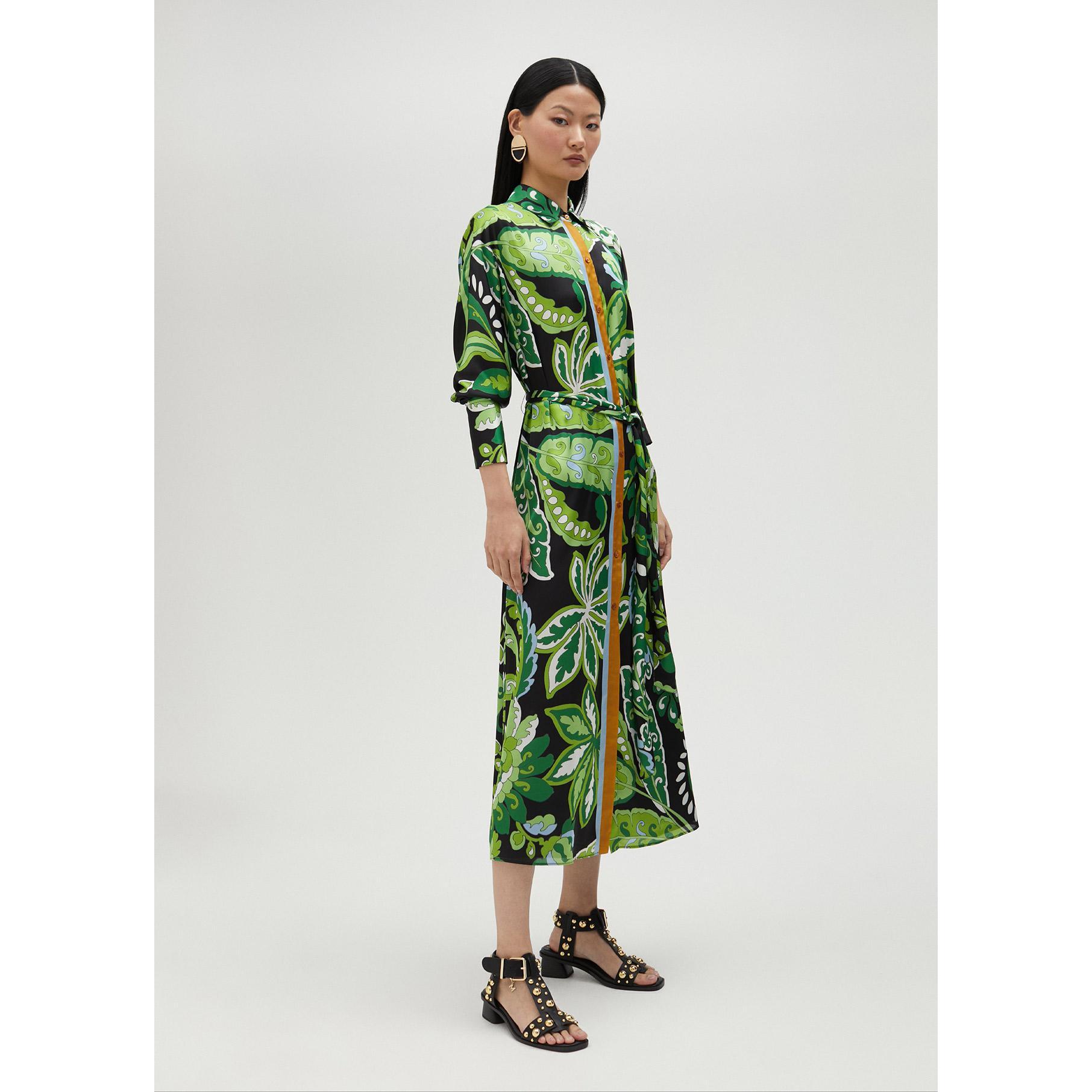 Vestito chemisier stampa paisley