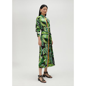 Vestito chemisier stampa paisley