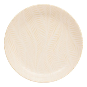 Assiette creuse Gina D22cm creme