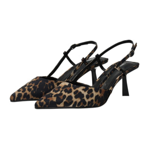 Décolleté sling back Donna Tata Italia Marrone