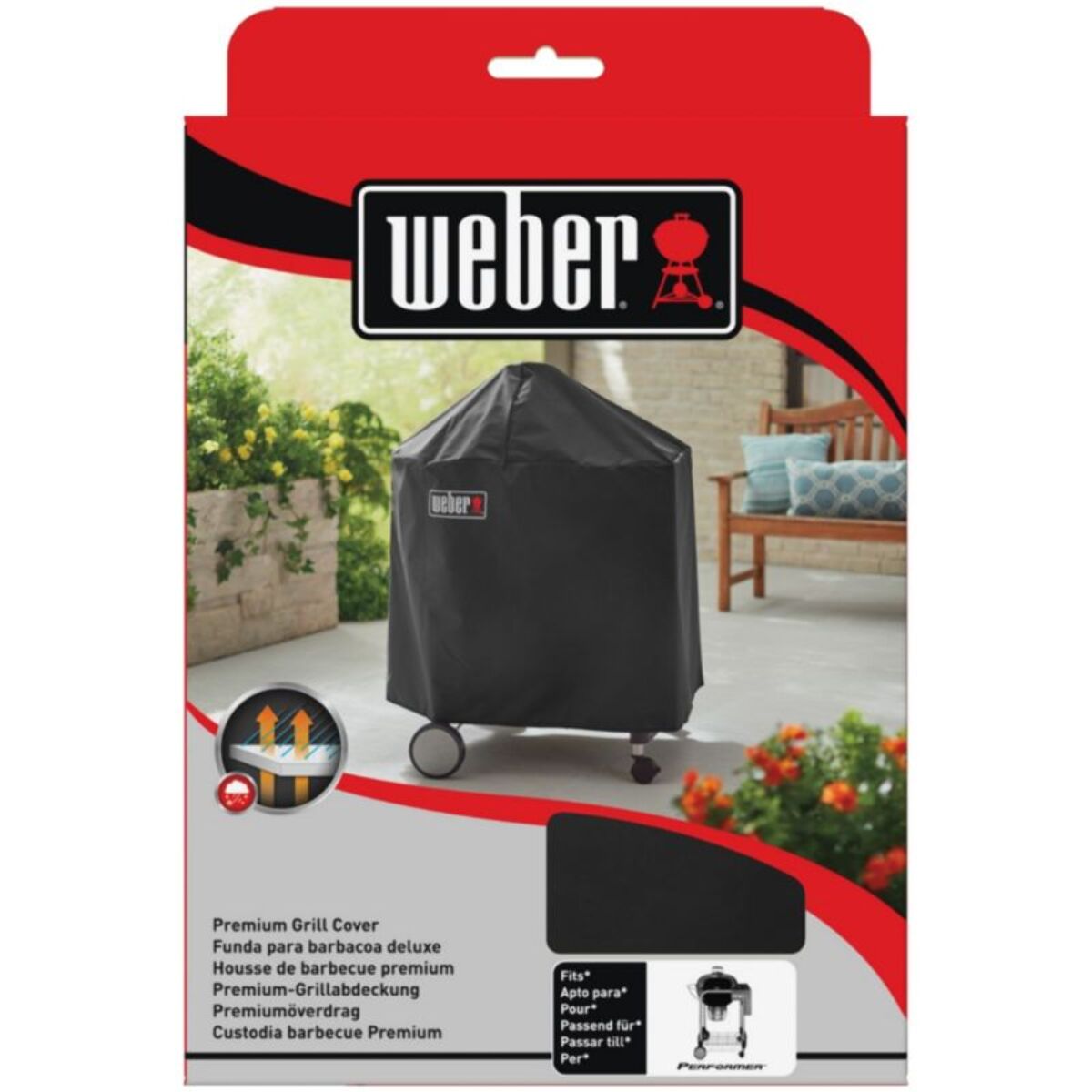 Sac de transport barbecue WEBER de luxe pour BBQ Performer GBS