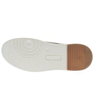 Armata di Mare Scarpe Uomo Sneakers Mid Casual Stringate con Soletta Rimovibile in Memory Foam AMU W24D646 Brown