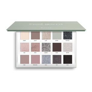 COOL GEMS EYESHADOW PALETTE Palette con 15 ombretti matt e shimme