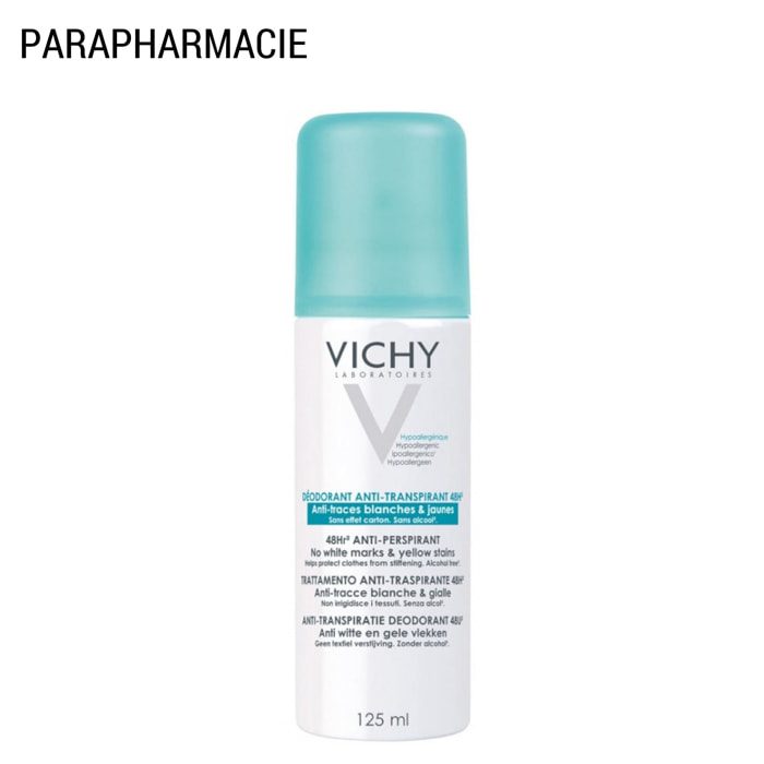 Déodorant 48h - Spray Anti-Transpirant & Anti-Traces 125 ml
