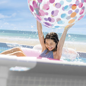 Intex Piscina Prisma Frame rotonda con Pompa Filtro, Scaletta e Teli, 549x122 cm