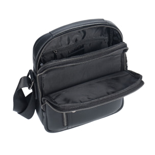 Borsa a tracolla  da uomo In Vera pelle Made in Italy 16x26x8 cm