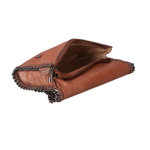 Borsa a spalla da donna In Vera pelle Made in Italy 27x17x1 cm