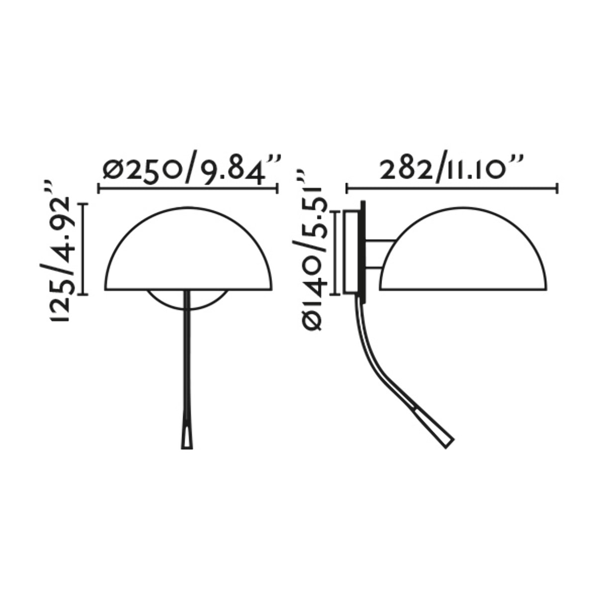 DOMINICA Lampe applique beige avec lecteur
