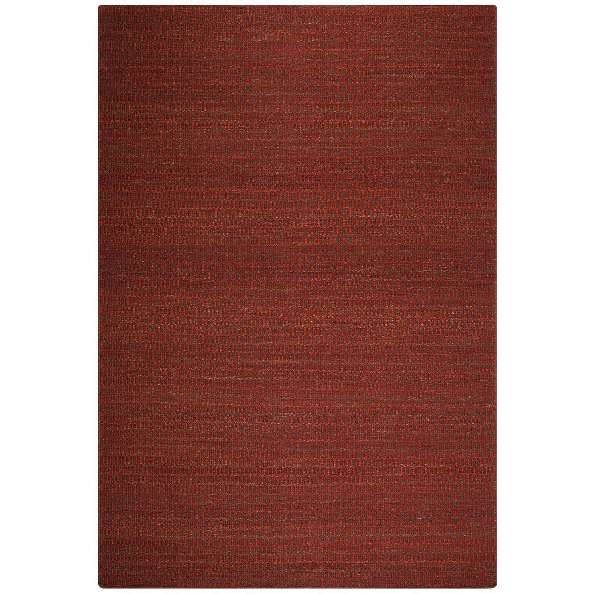 Tapis kilim fait main en laine motif faux uni REBI