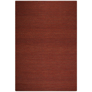 Tapis kilim fait main en laine motif faux uni REBI