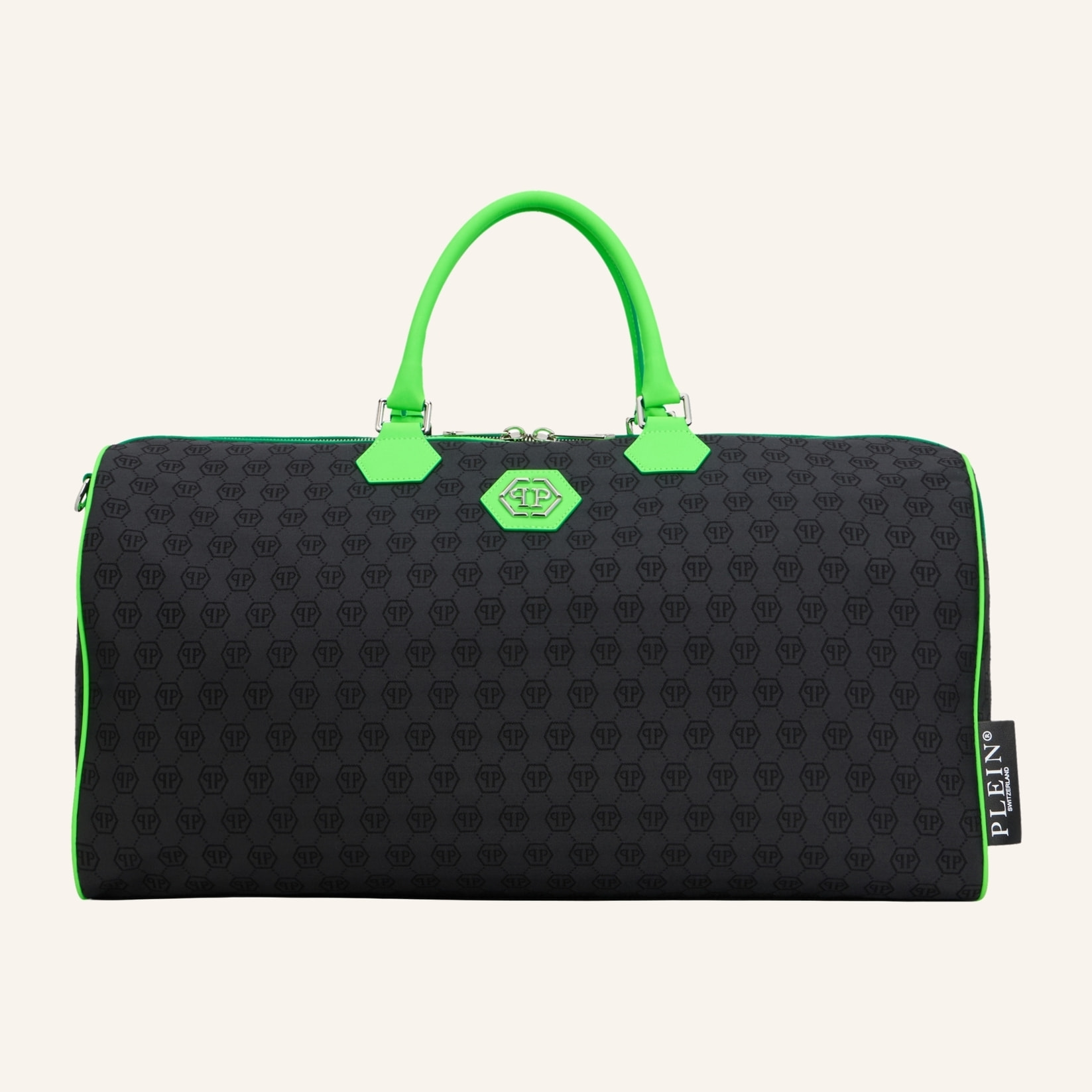 PHILIPP PLEIN Weekend Bag Jacquard Monogram