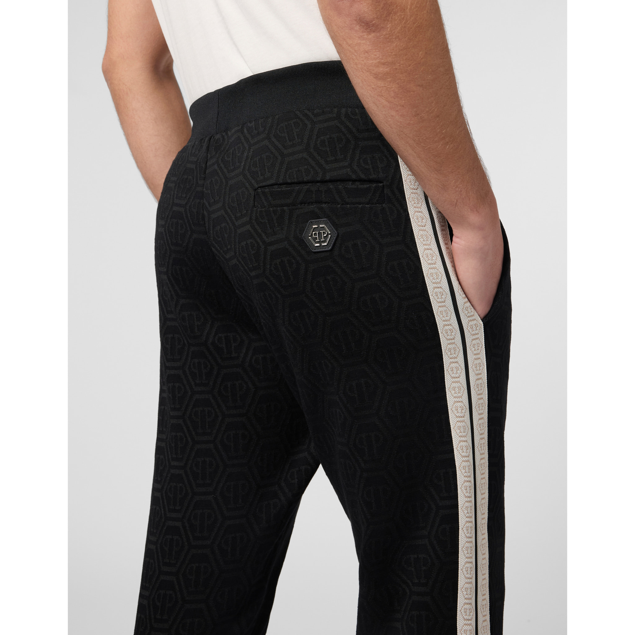 PHILIPP PLEIN Tracksuit Joggers Jacquard Monogram