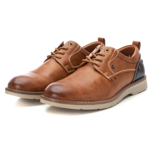 Zapato blucher/derby camel