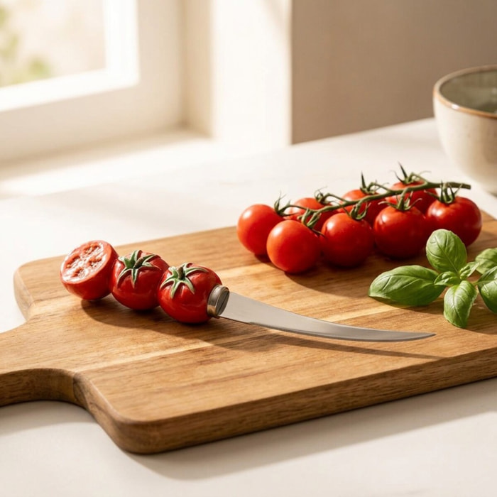 Couteau à tomates lame crantée 11 cm Fackelmann