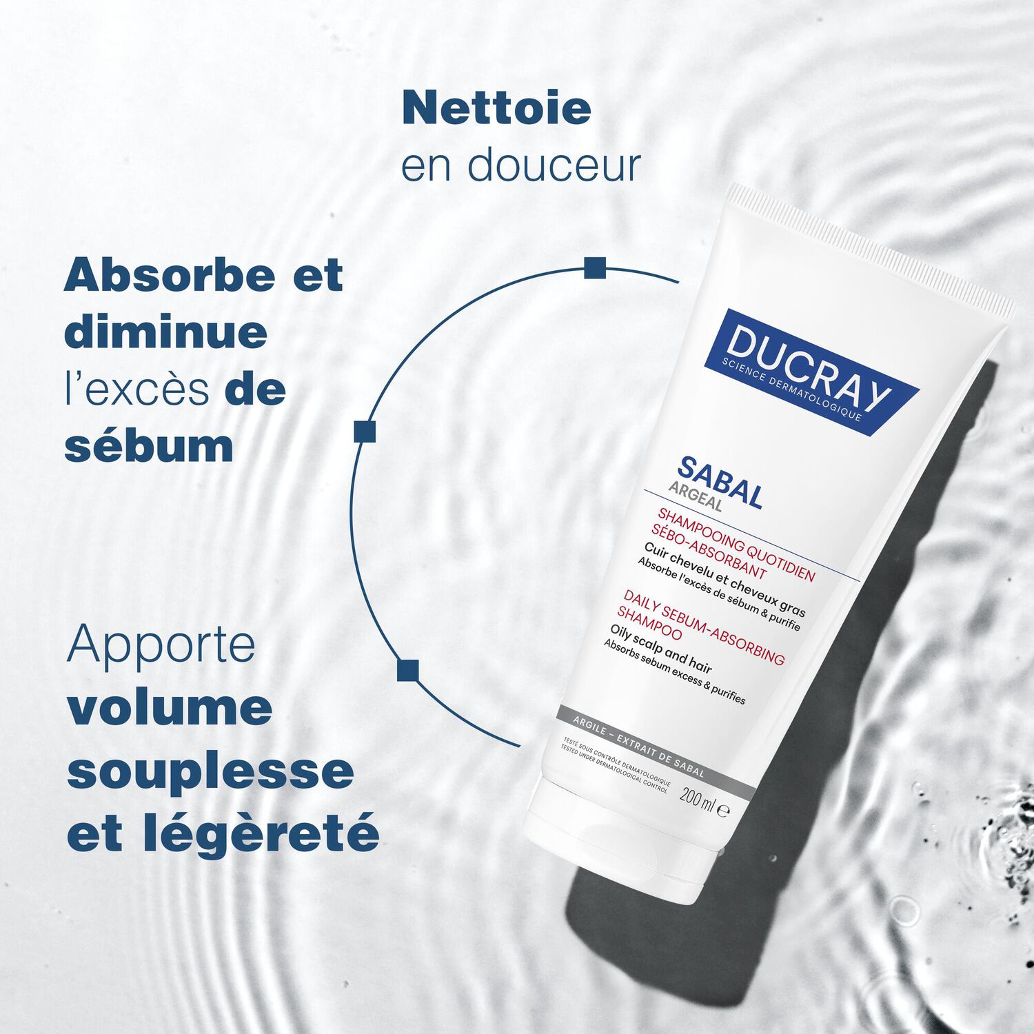 Sabal - Shampooing quotidien sébo-absorbant 200 ml