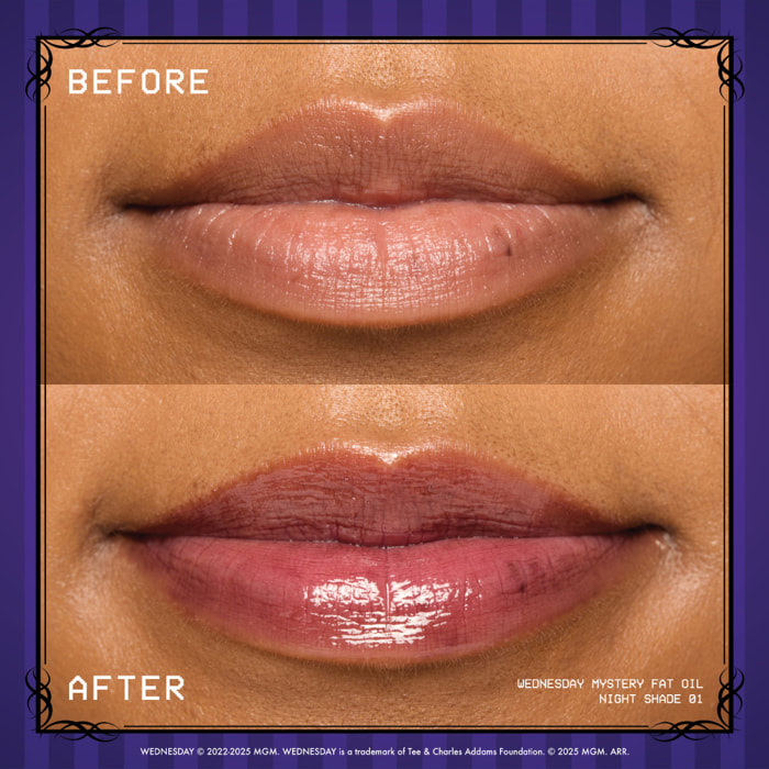 NYX Professional Makeup x Mercredi, Fat Oil Mystère, Nightshade