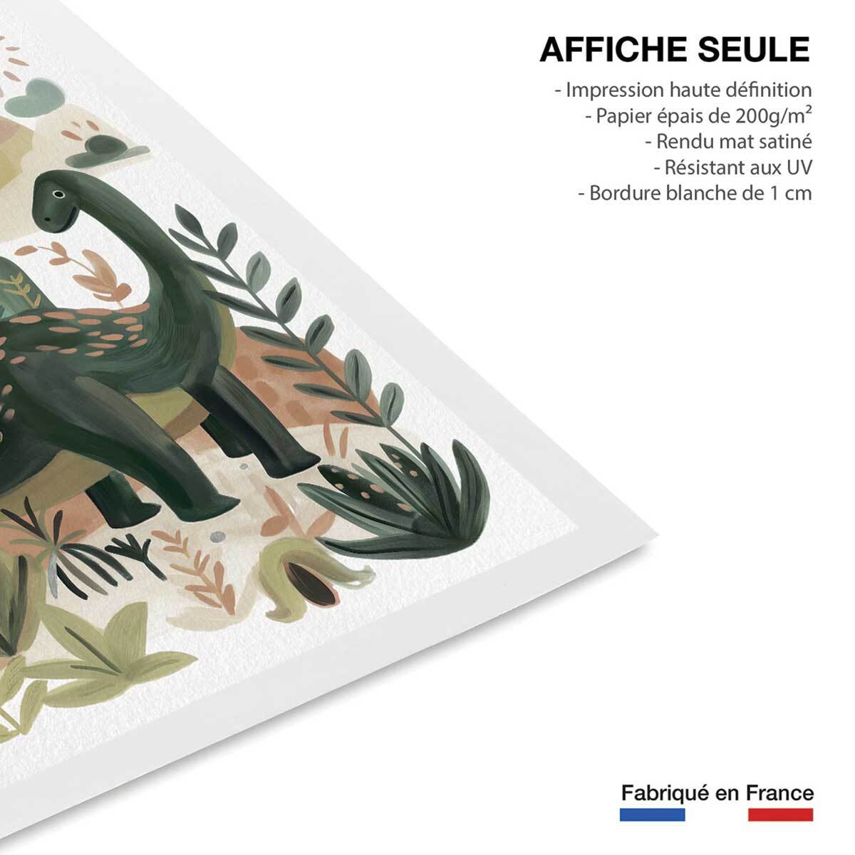 Affiche enfant le monde de coco dino  Affiche seule