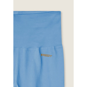 Leggings 7/8 a vita altissima in tessuto seamless a costine