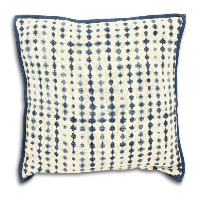 Coussin en coton bleu 45cm GALO