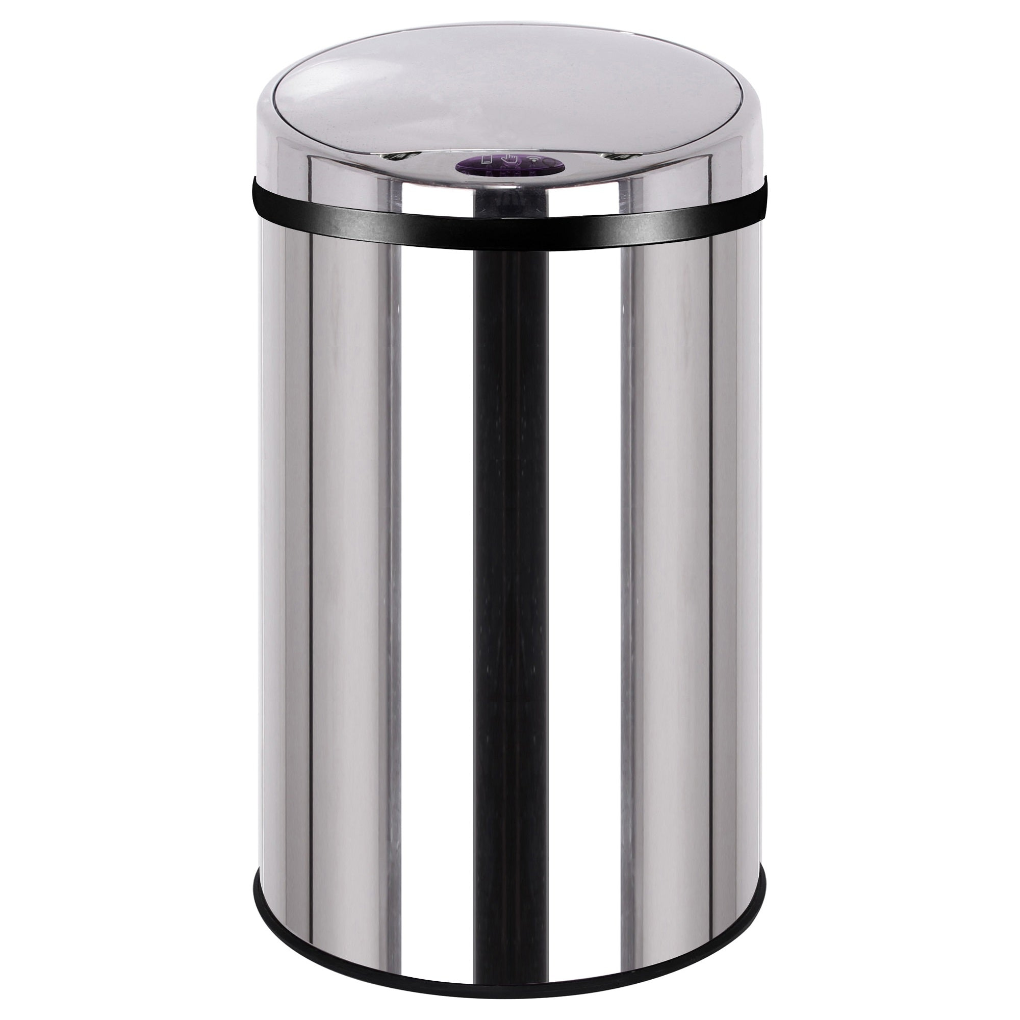 Poubelle automatique inox ARTIC argent 30L